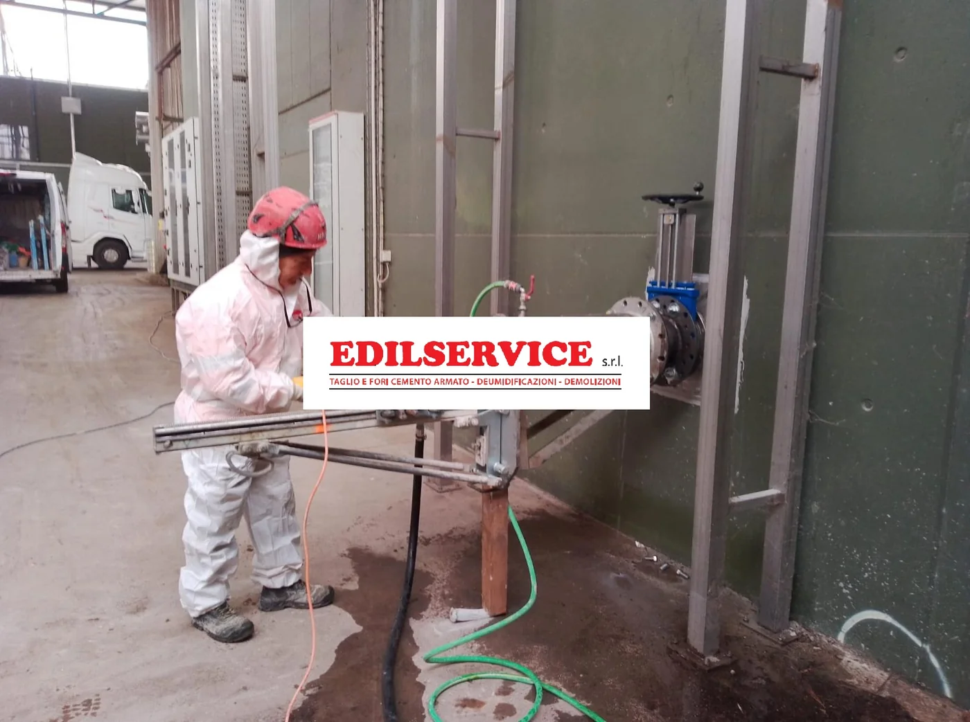 Foro a Tenuta Stagna su Vasca Biogas Piena — EDILSERVICE