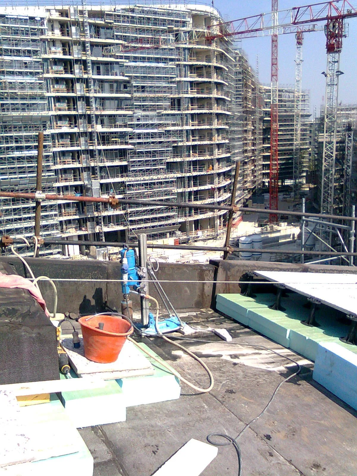 Fori di Carotaggio — cantiere EDILSERVICE n. 3, Carotaggio nel Nord e Centro Italia
